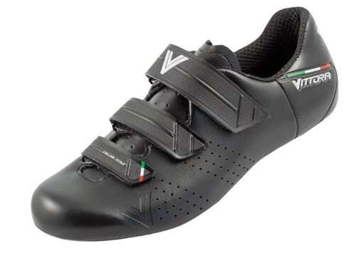 Vittoria Cycling Shoes Vittoria Rapide Road Cycling Shoes (Black) -Outlet Bike Store 0I6IMNtp5WtSjrN FMGmVxS0g 1