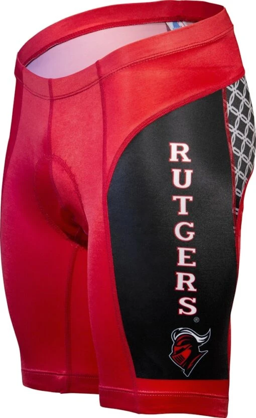 Adrenaline Promotions Rutgers Scarlet Knights Men's Cycling Shorts (Small) -Outlet Bike Store