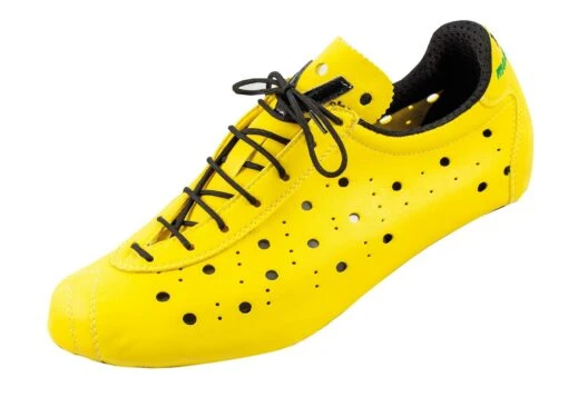 Vittoria Cycling Shoes Vittoria 1976 Classic SPD Nylon TPU Sole Cycling Shoes (Yellow) -Outlet Bike Store