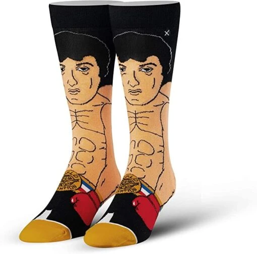 Men's Odd Sox Rocky Balboa World Champion Crew Socks -Outlet Bike Store I2dJhirET6XU3YfcpncXvTdfE