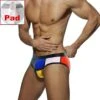 Other Patchwork Men's Low Waist Swim Brief Men Brief With Pad -Outlet Bike Store J7o5J5w7ZbZs4jxzBtLor6Ngs