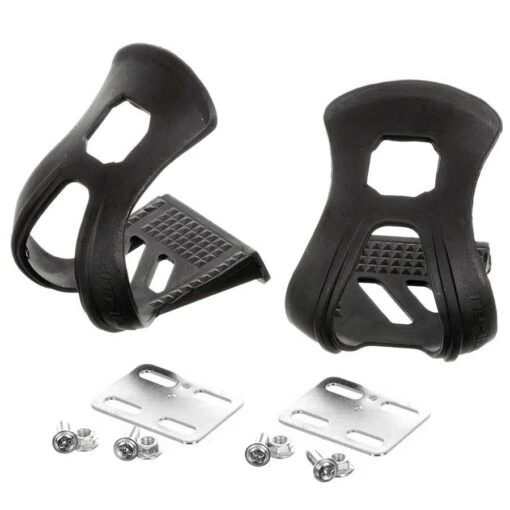 Evo, Strapless Double Toe-clips, Black -Outlet Bike Store