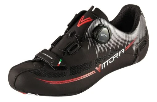 Vittoria Cycling Shoes Vittoria Fusion Pro Road Cycling Shoes With LOOK Soles - Black EU 40.5 -Outlet Bike Store OJ65IO06YYIzoWkJmXop1K6jY