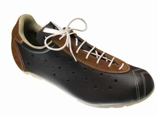 Vittoria Cycling Shoes Vittoria 1976 BIANCO LINE Cycling Shoes - Chocolate Size EU 37 -Outlet Bike Store