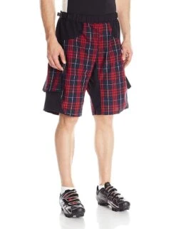 World Jerseys Outlaw Bullet Men's MTB Short Red Plaid (Medium) -Outlet Bike Store SFXfZGPkNPP Itnnr KmUgsY