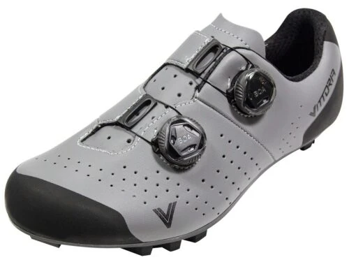 Vittoria Cycling Shoes Vittoria KOM MTB Cycling Shoes - Grey/Black -Outlet Bike Store SzIwozie7QQnmTWXDYzMs gUw