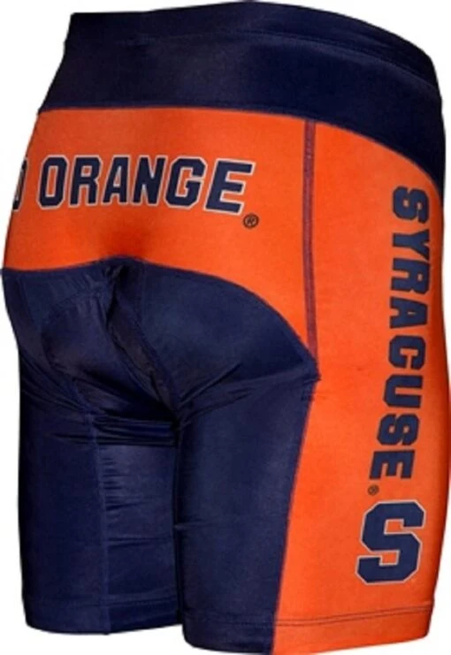 Adrenaline Promotions Syracuse University GO ORANGE Men's Cycling Shorts (Small) -Outlet Bike Store