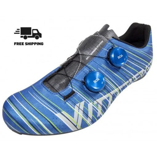 Vittoria Cycling Shoes Vittoria Resolve Road Cycling Shoes - Silk Blue (FCT Carbon Sole) -Outlet Bike Store