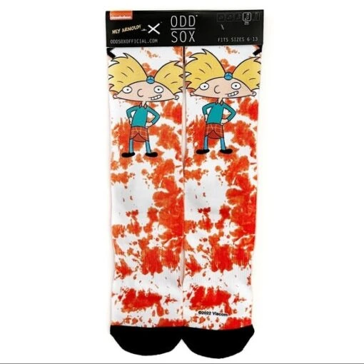 Men's Odd Sox Hey Arnold! Tie Dye Crew Socks -Outlet Bike Store ZZv4uppqKLn34AZYk0RbGDJKQ