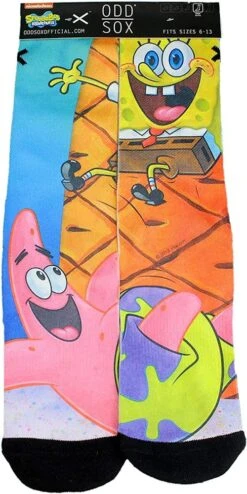 Men's Odd Sox SpongeBob Squarepants Crew Socks -Outlet Bike Store ibl8y mltbhjiIgQM4SzTwJ A