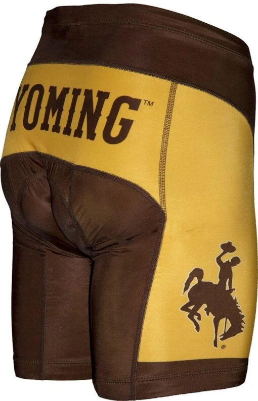 Adrenaline Promotions Wyoming Cowboys Men's Cycling Shorts (XL, 2XL) -Outlet Bike Store