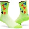 Save Our Soles SOS Tru Sole 200 Needle Coolmax Socks - GEO Green 5 Inch -Outlet Bike Store oRmlymgoGgoEk3bUfEj2oTyLg