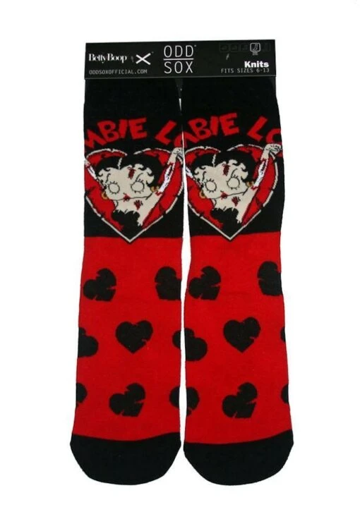 Men's Odd Sox Betty Boop Zombie Love Crew Socks -Outlet Bike Store tL2Q dOXsSbXDTprlhXoTtFAw