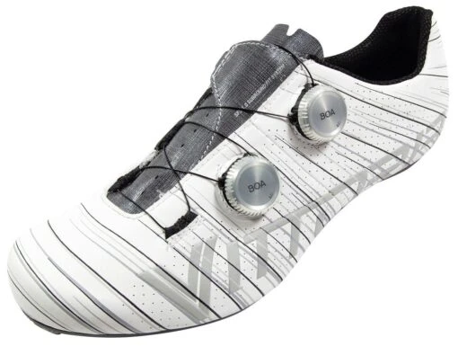 Vittoria Cycling Shoes Vittoria Revolve Road Cycling Shoes - Silk White/Grey (FCT Carbon Sole) -Outlet Bike Store wN0Qovs OwgHjhVleAnTb5dJc